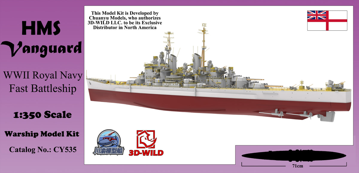 Buy HMS Invincible First RN Battlecruiser 1913 1/350 Scale Resin Model Ship  Kit – Adama Model Ships