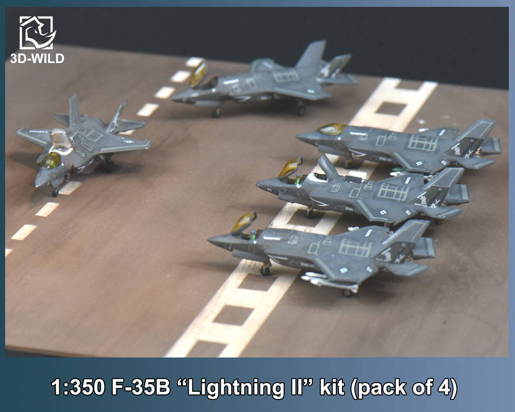 [New Product Release] 1/350 F-35B "Lightning II" kit (pack of 4)