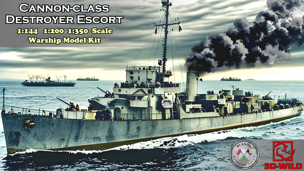 [COMING SOON] Cannon-class Destroyer Escort 1/144, 1/200 and 1/350 Scale!