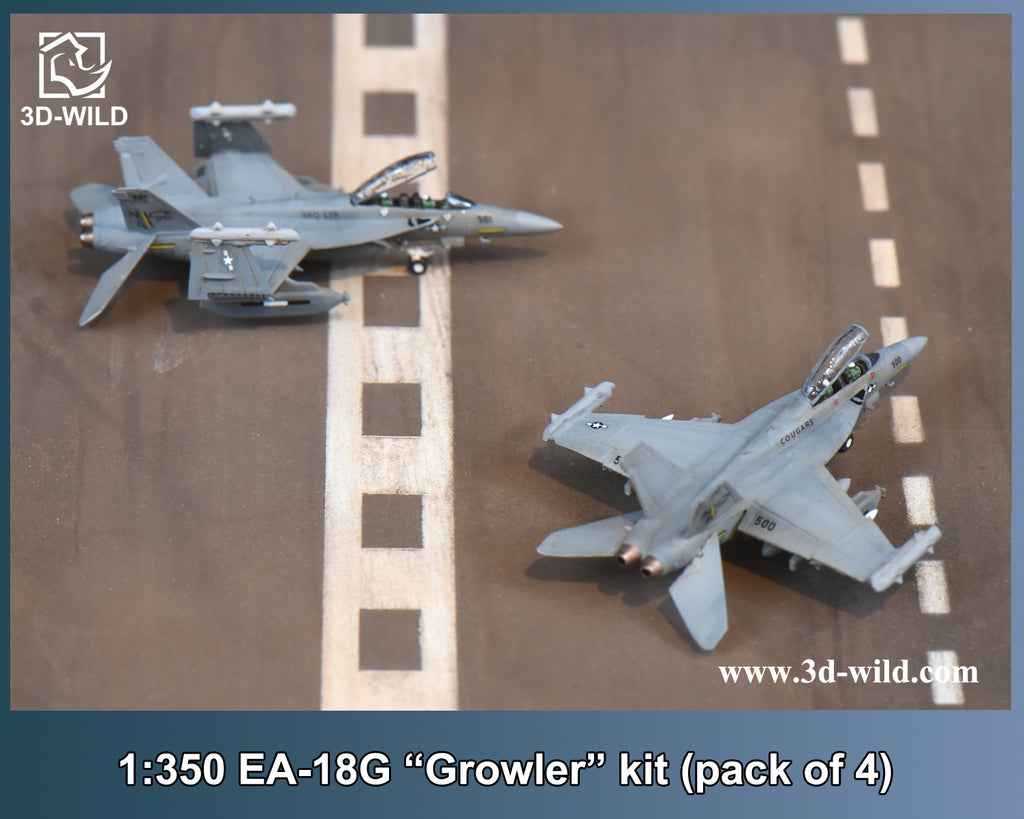 [New Product Release] 1/350 EA-18G "Growler" kit (pack of 4)