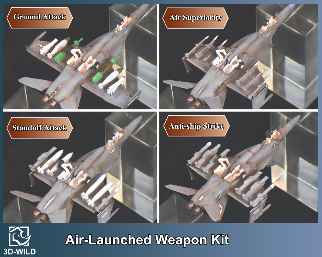 1/350 Air-Launched Weapon kit-USA Set 1