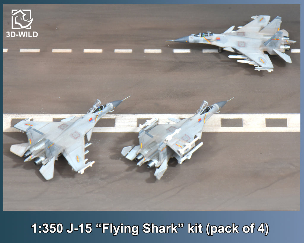 [New Product Release] 1/350 J-15 "Flying Shark" kit (pack of 4)