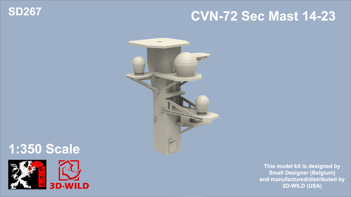 CVN-72 Sec Mast 14-23 – 3D-WILD