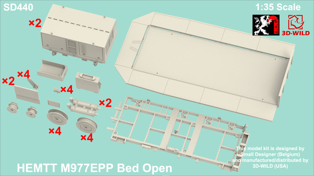 Hemtt Exploded View 3D HEMTT A4 Conversion Parts in the Works - #575 by Small_Designer ...