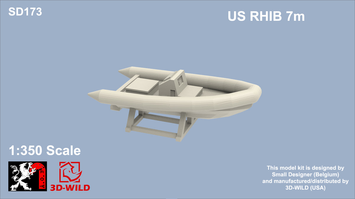 US RHIB 7m (pack of 6) – 3D-WILD