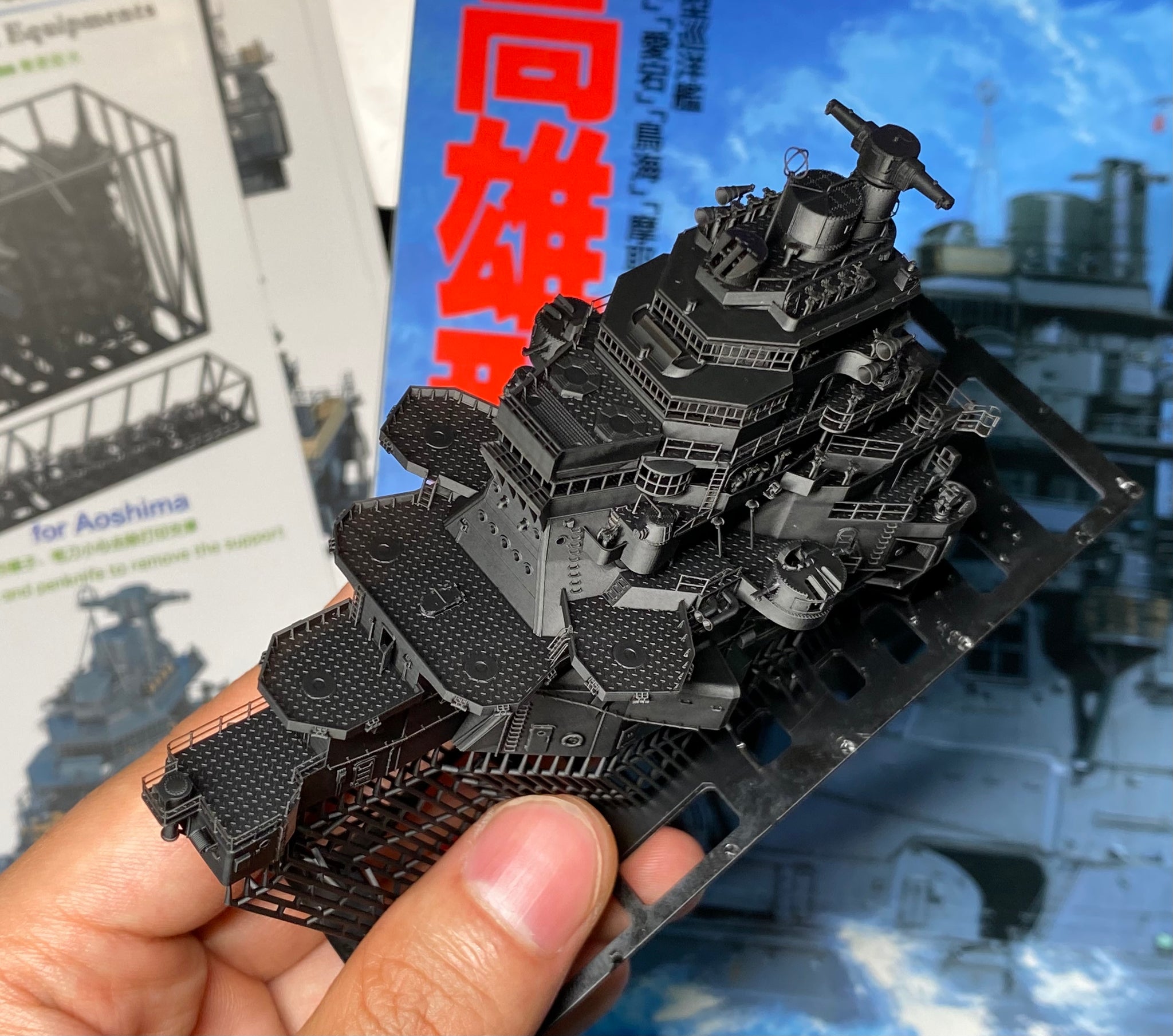 IJN35136 1/350 IJN MAYA Bridge & Equipments（1944） – 3D-WILD