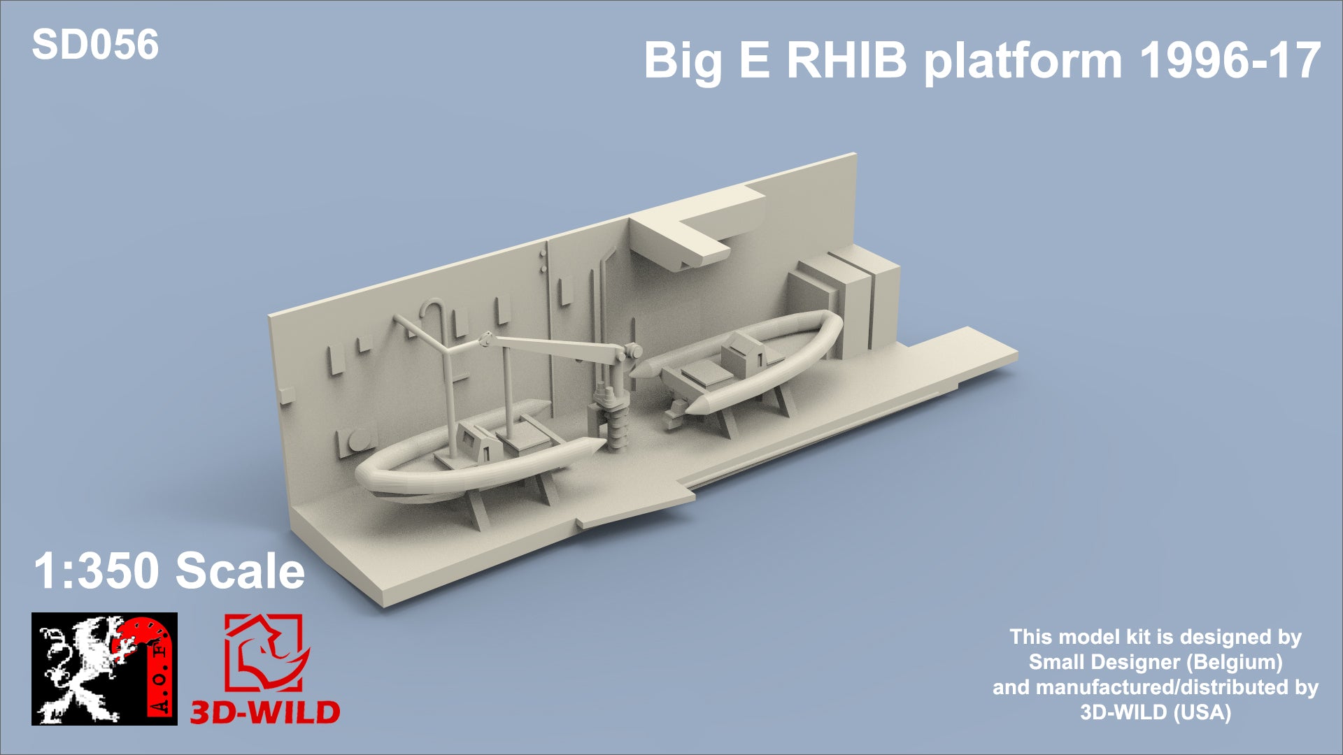Rust Big Rhib Big E RHIB platform 1996-17 – 3D-WILD