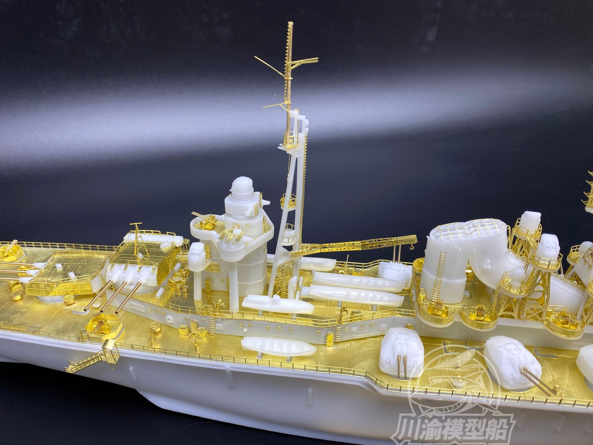 1:350 WWII Japanese Navy Zao Design B-65 Super Type A Cruiser Model Ki –  3D-WILD