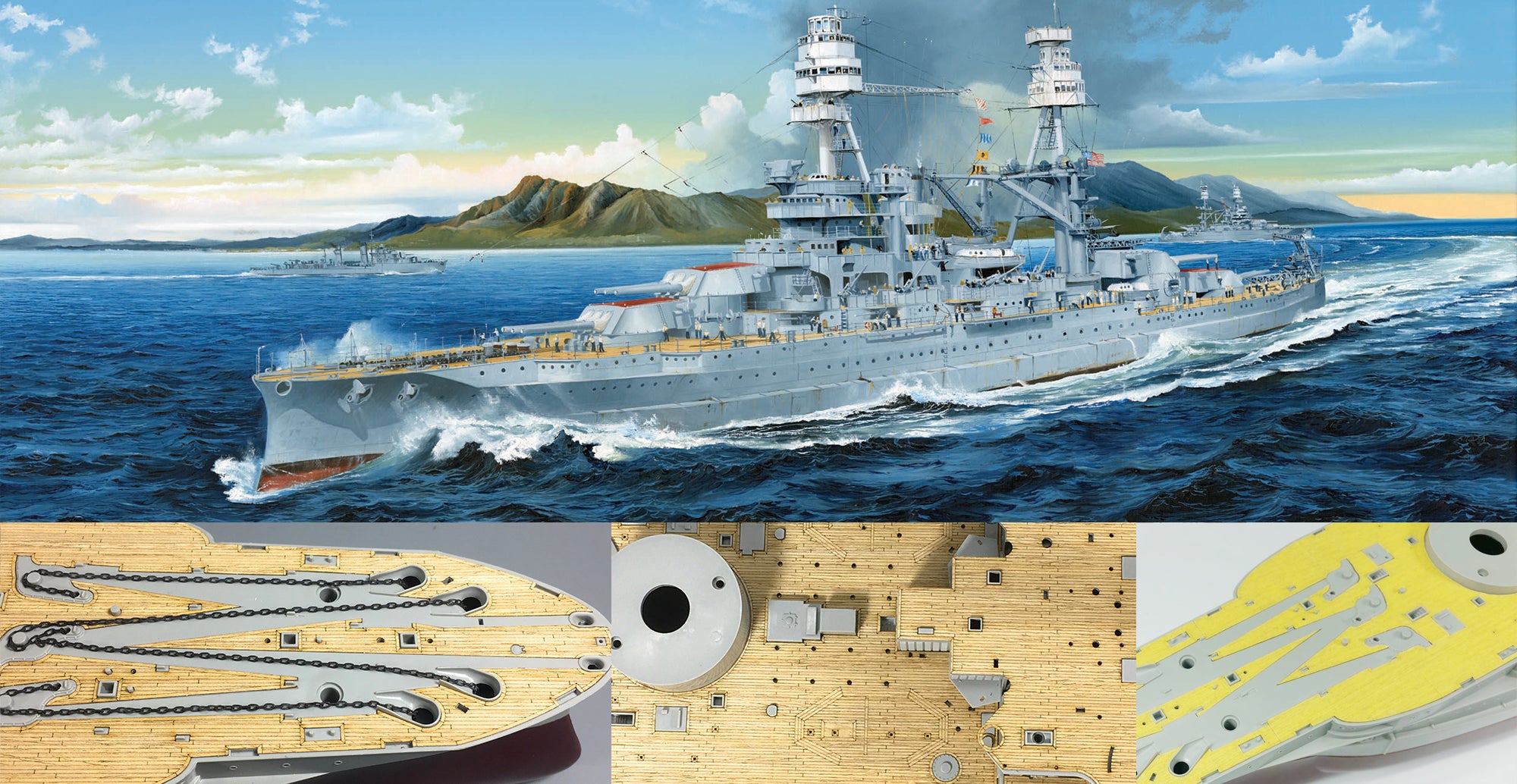 Trumpeter Arizona 1/200 USN Battleship Arizona (Trumpeter) Accessories – 3D-WILD